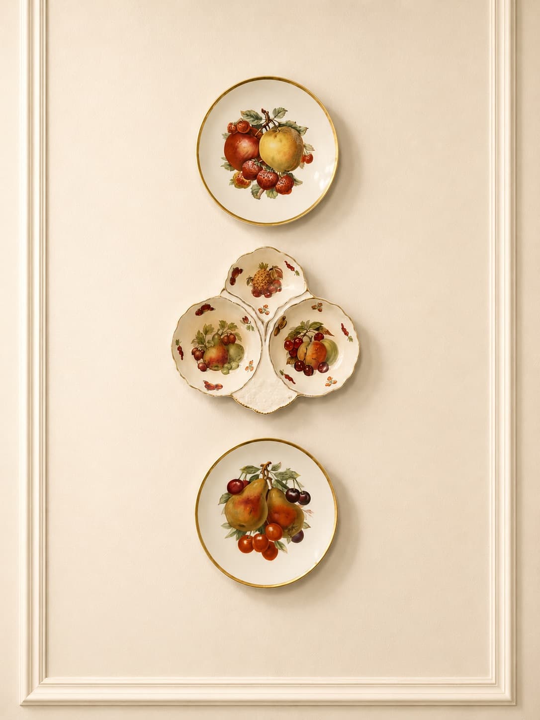 English Cottage Plate Wall (3 pieces)